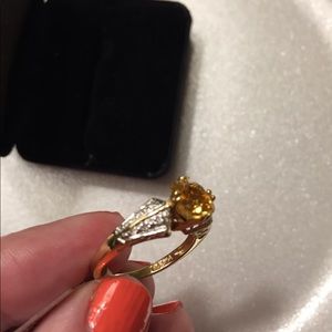 Beautiful vintage Citrine ring
